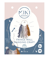 Ustvarjalni komplet za izdelavo stenskega okraska Fabelab Mini Makers - Fringe Wall Hanging Craft