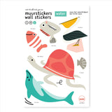 Stenska nalepka Makii Morje L - Morska želva Zaza (45 x 30 cm)