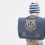 Otroška-šolska-torba-Classic-Midi-Jeune-Premier - Tiger-Navy