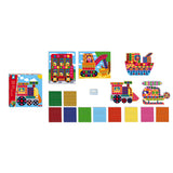 Kreativni set za ustvarjanje mozaičnih vozil z Janod Mosaics Vehicles