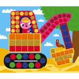 Kreativni set za ustvarjanje mozaičnih vozil z Janod Mosaics Vehicles