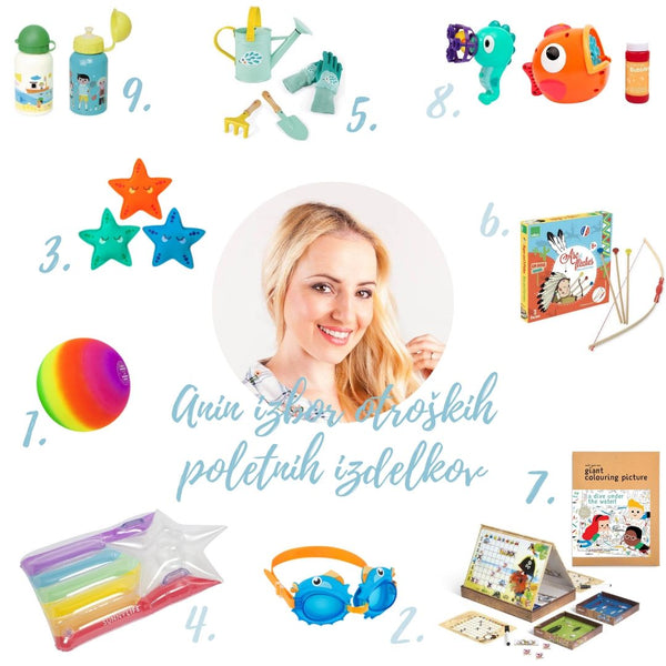 Anin izbor otroških izdelkov za poletje