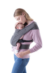 Mehka nosilka za novorojenčke Ergobaby Embrace Newborn Carrier - Heather Grey