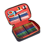 Otroška enoprostorna trda polna šolska peresnica Pencil Box Filled Jeune Premier - Dashing Deer