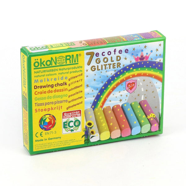 75017_Strassenmalkreide_Naravne_talne_krede_z_blescicami_okoNORM_Drawing_Chalk_-_Golden_glitter