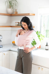 Elastični trak Ergobaby Baby Wrap Aura - Blush Pink
