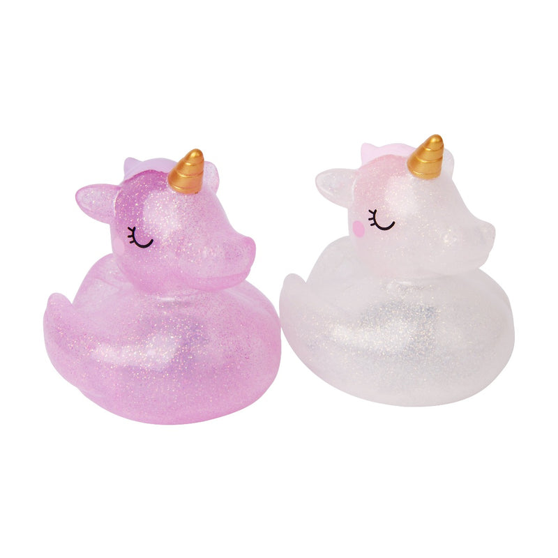 Gumijasti rački za kopanje z lučko Sunnylife Rubber Ducky Bath Lights - Unicorn