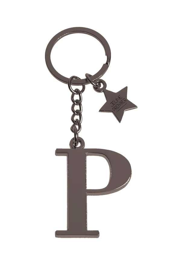 Obesek za ključe Jeune Premier Keychain Letter Black - P