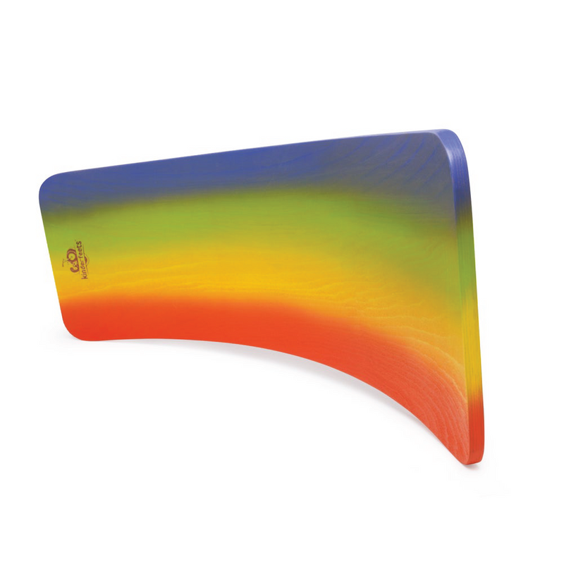Lesena ravnotežna deska Kinderfeets Kinderboard - Rainbow