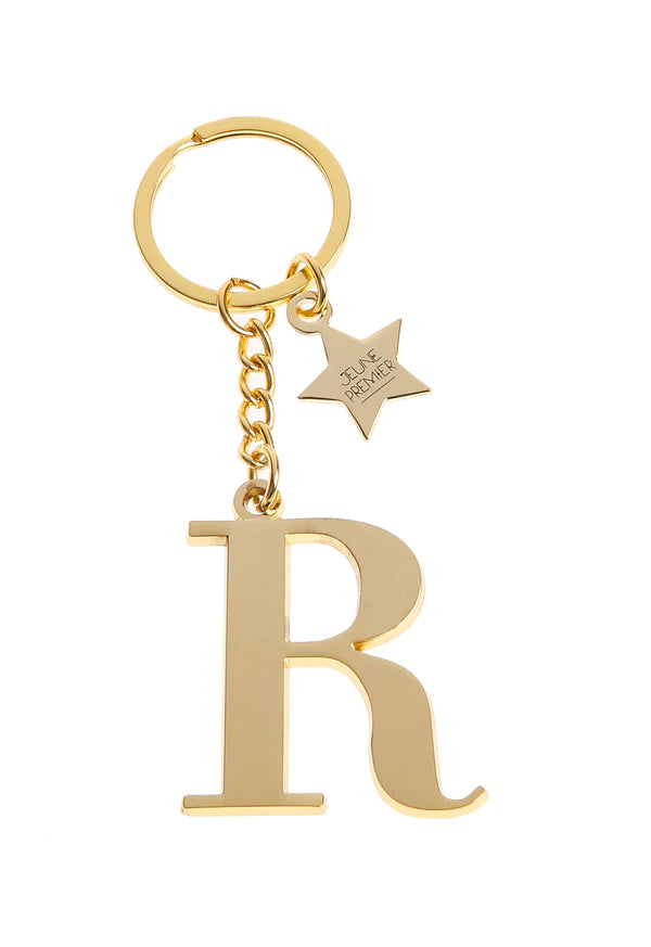 Obesek za ključe Jeune Premier Keychain Letter Classic Gold - R