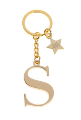 Obesek za ključe Jeune Premier Keychain Letter Classic Gold - S