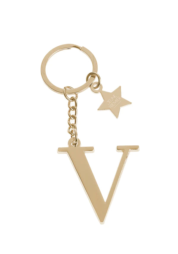 KGG22VVV_Obesek-za-kljuce-Jeune-Premier-Keychain-Letter-Classic-Gold-V