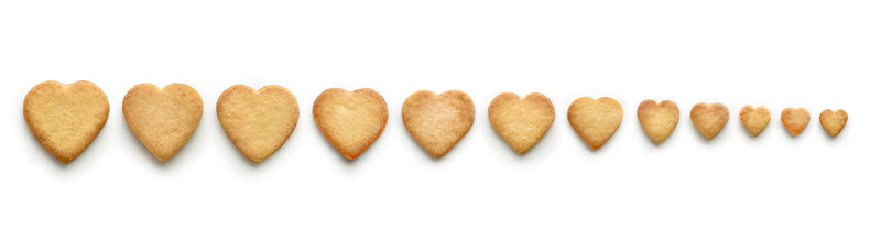 Model za piškote srčki Lékué Cookie Puzzle Hearts