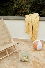 Majhna otroška mrežasta košara za plažo Liewood Small Children’s Beach Bag Samantha Basket - Sandy