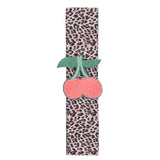 Otroška posoda za malico Jeune Premier Lunchbox Girls Rose Gold - Leopard Cherry