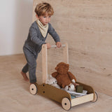 Lesen voziček za igrače in urjenje hoje Liewood Bonnie push cart - Golden Caramel/Sandy mix