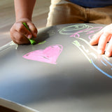 Lesena ravnotežna deska Kinderfeets Kinderboard - Chalkboard