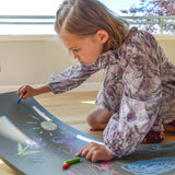 Lesena ravnotežna deska Kinderfeets Kinderboard - Chalkboard