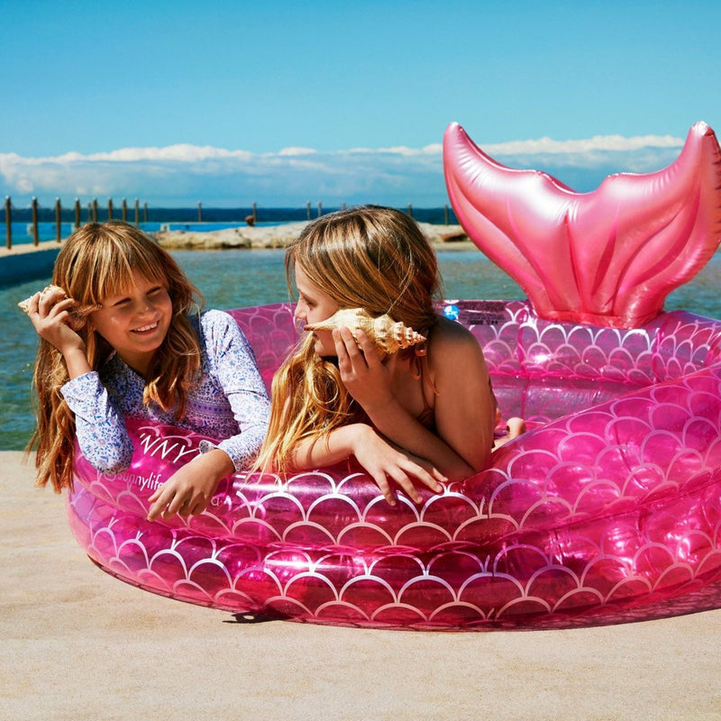 Napihljiv otroški bazen Sunnylife Inflatable Backyard Paddling Pool - Mermaid