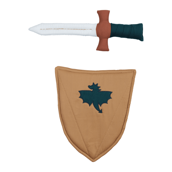 Otroški-meč-in-ščit-za-viteza-Zmaj-Fabelab-Shield & Sword