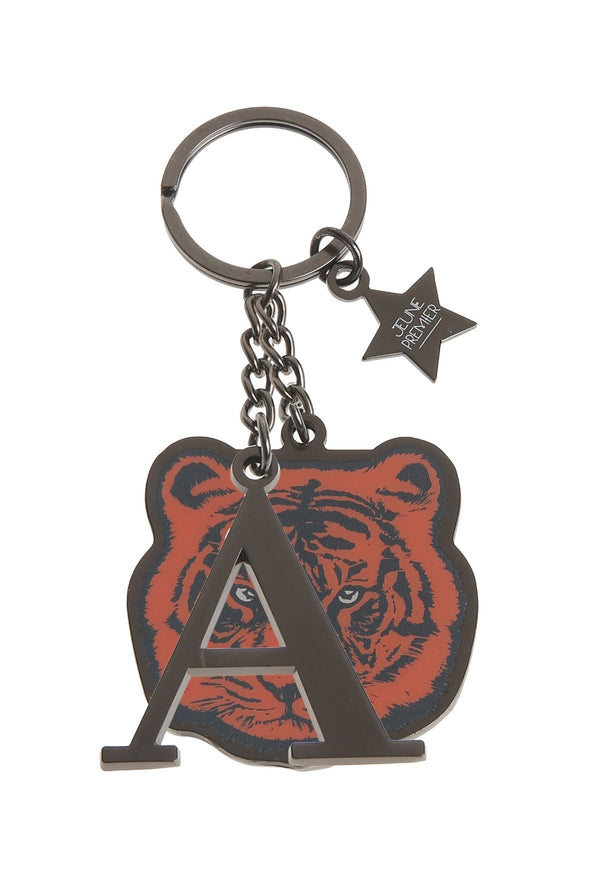 Otroški obesek za ključe Jeune Premier Keychain Letter Black Nickle - Tiger Twins