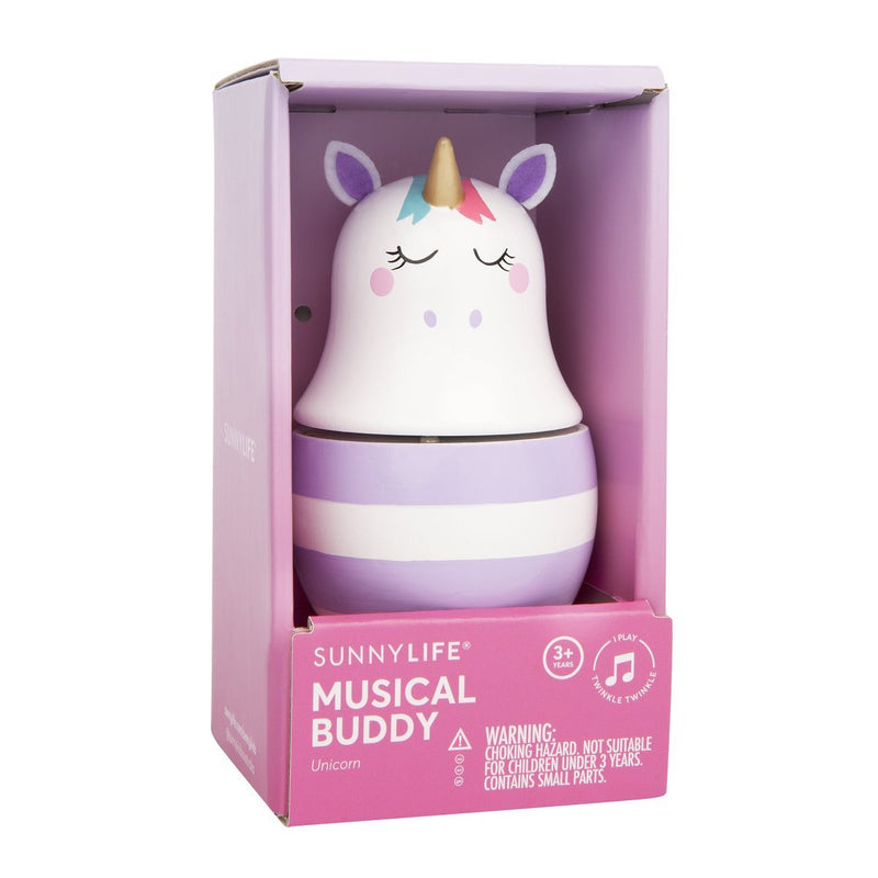 Lesena glasbena igrača Sunnylife Kids Musical Buddy - Unicorn