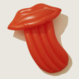 Napihljiva blazina za vodo Sunnylife Deluxe Sit-On Float - Rolling Stones Hot Lips