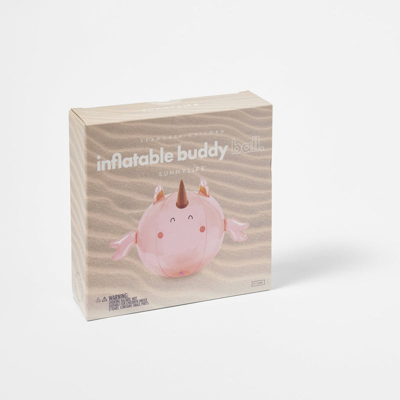 Otroška napihljiva žoga za vodo Sunnylife Inflatable Buddy Ball - Seahorse Unicorn