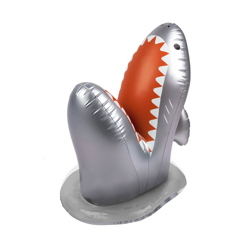 Napihljiv pršilec vode Morski  Sunnylife Inflatable Sprinkler - Shark Attack Silver