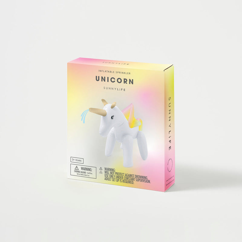 Napihljiv pršilec vode Samorog Sunnylife Inflatable Sprinkler - Unicorn