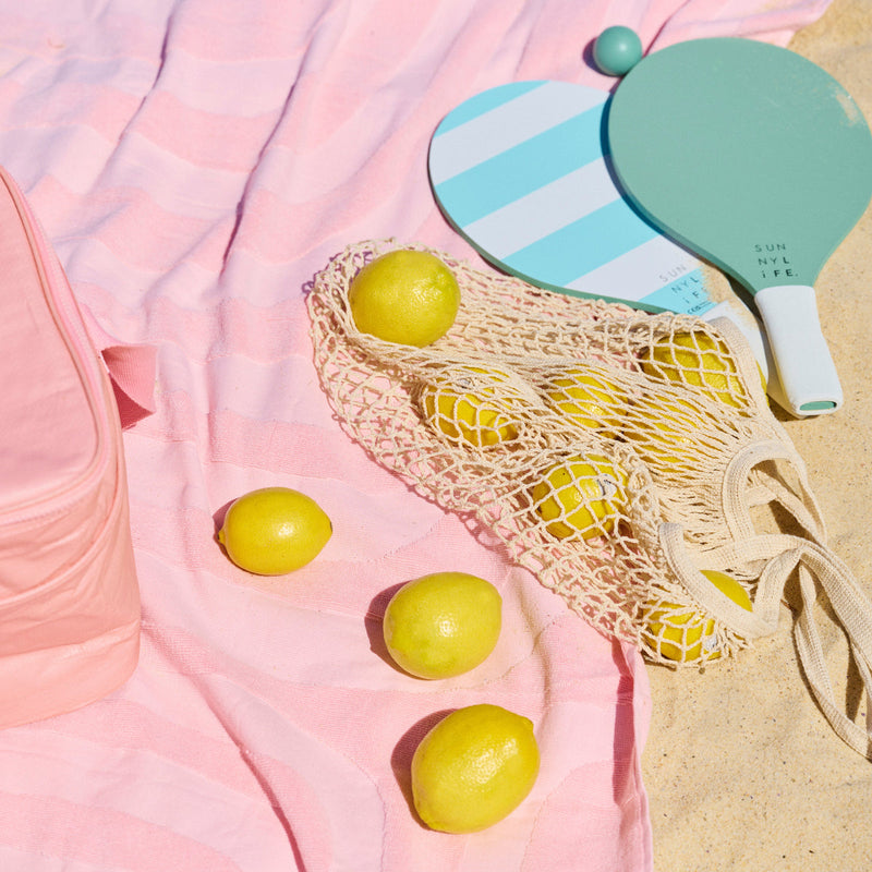 Komplet loparjev za tenis na plaži Sunnylife Beach Bats - Classic Stripe