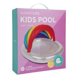 Otroški bazen s strehico Sunnylife Kiddy Pool - Rainbow