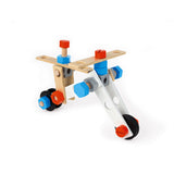Set lesenih konstukcijskih vijakov Janod Brico Kids Diy Barrel 50 Pieces Wood - 50 kom
