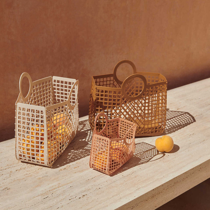 Velika-otroška-mrežasta-košara-za-plažo-Liewood-Large-Children’s-Beach-Bag-Bloom-Basket - Sandy