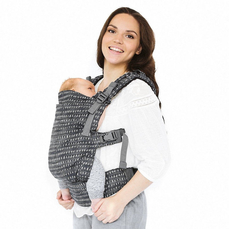 Nastavljiva ergonmehka mehka nosilka Boba X - Denim Rain