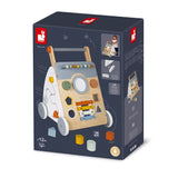 Lesen multi-aktivnostni voziček za učenje hoje in urjenje motorike Janod Sweet Cocoon Wooden Multi-activity Trolley